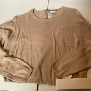 NWT & Vintage Liberty Apparel Tan Long Sleeve Sweater